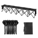 VEVOR 6-vietīgs Pārnēsājams Saliekamais Sols – Āra Kempinga Krēsls ar Pārnēsājamo Somu