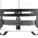 Franču kafijas prese, 1 l borosilikāta stikla ar nerūsējošā tērauda filtru, piemērota kafijai, tējai un aukstajai brūvēšanai, kempingam, ceļošanai un mājas virtuvei, sudraba krāsa