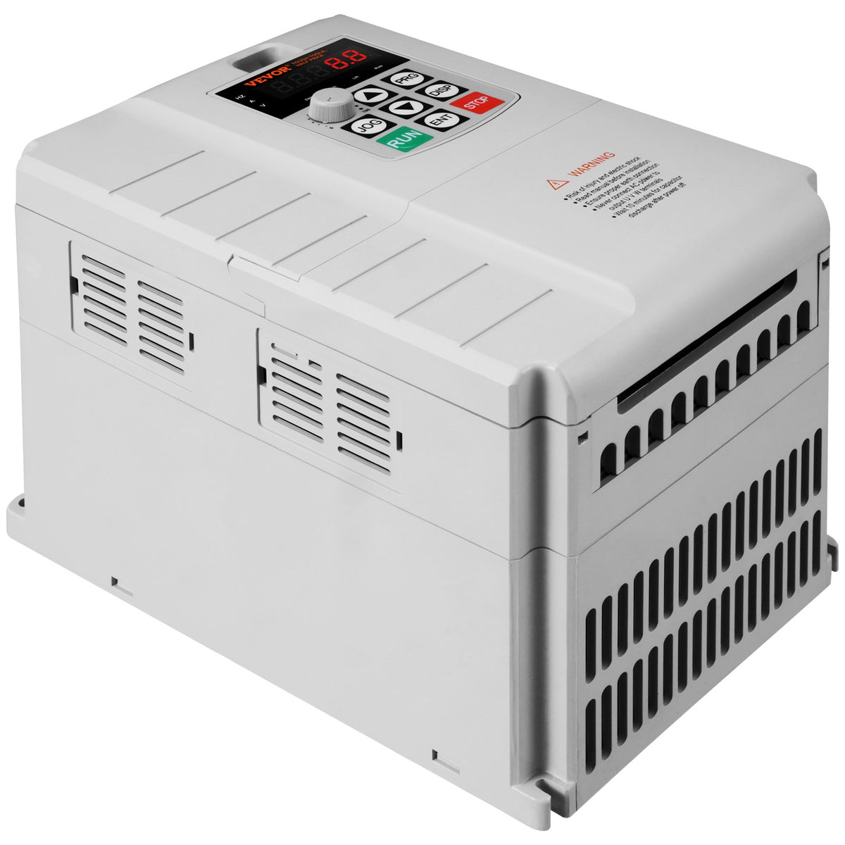 VEVOR frekvences pārveidotājs 7,5 kW 34 A ar 220–240 V vienfāzes ieeju uz 220–240 V trīsfāžu izeju, CNC invertors motora ātruma kontrolei - ZEMLETES.LV