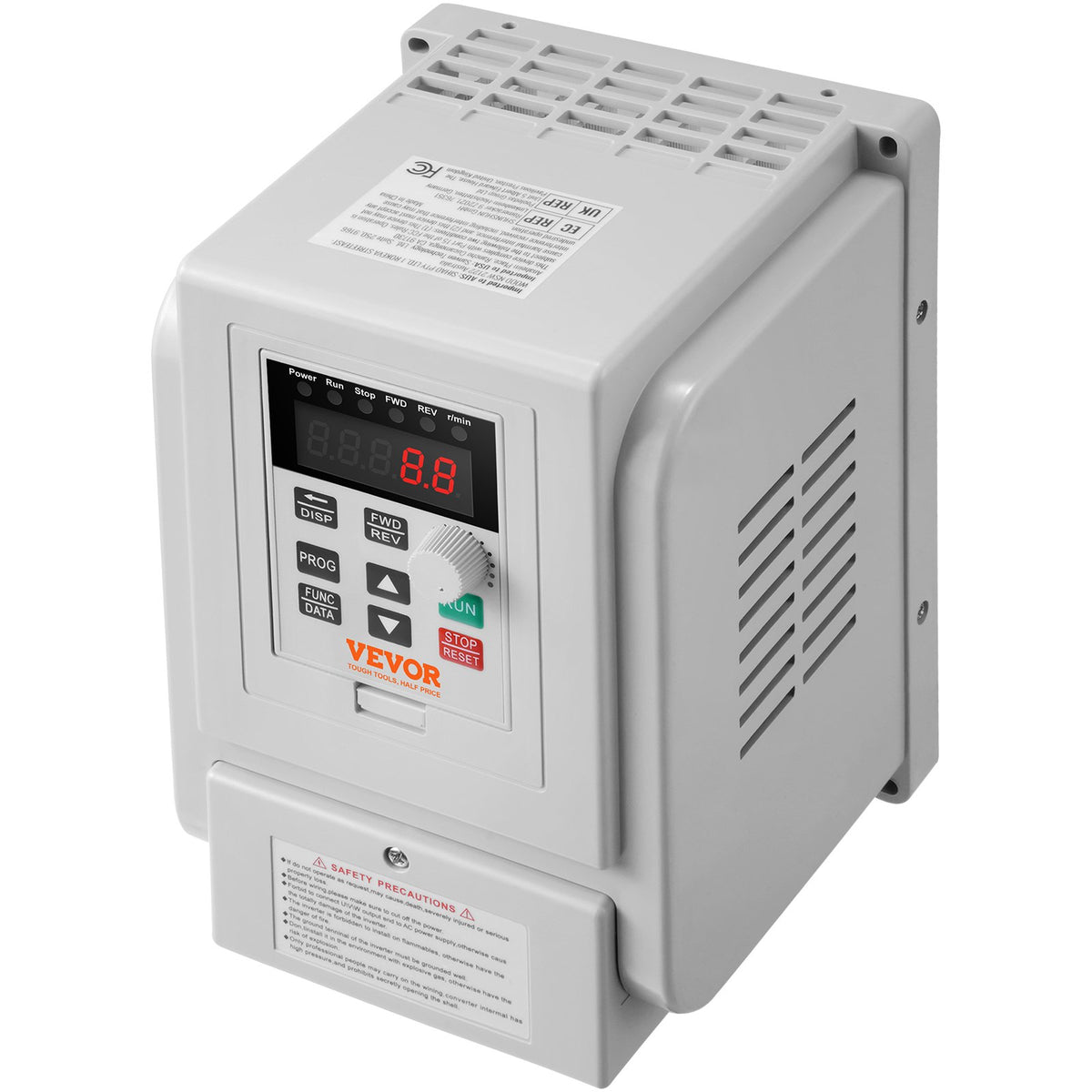 VEVOR sprieguma transformators 220–240 V uz 220–240 V trīsfāžu izeju, 2,2 kW 10 A frekvences pārveidotājs motoru vadībai - ZEMLETES.LV