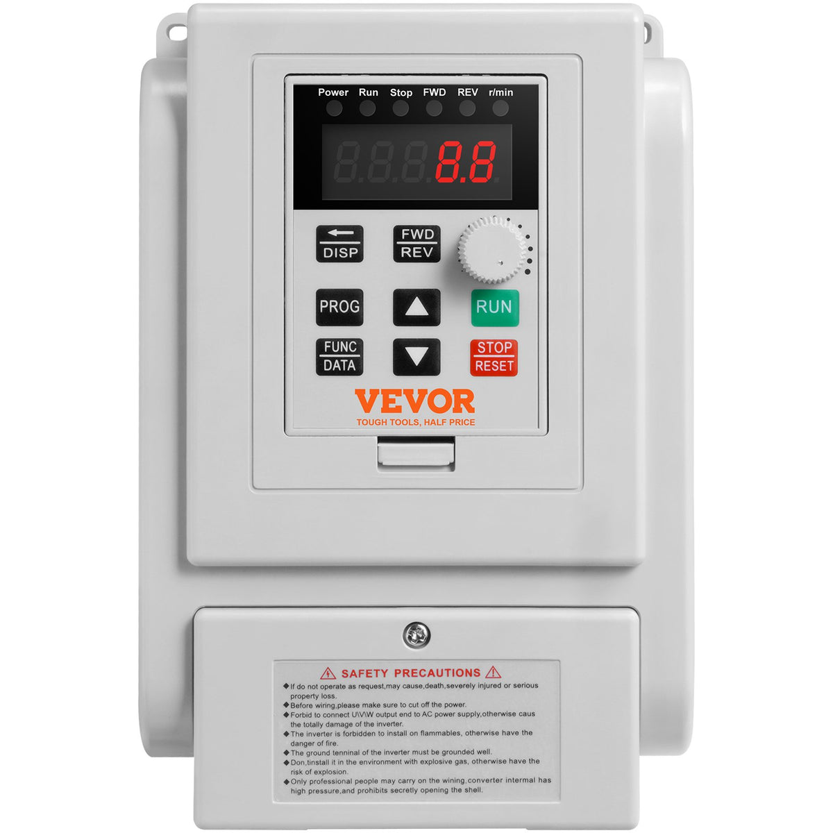 VEVOR sprieguma transformators 220–240 V uz 220–240 V trīsfāžu izeju, 2,2 kW 10 A frekvences pārveidotājs motoru vadībai - ZEMLETES.LV