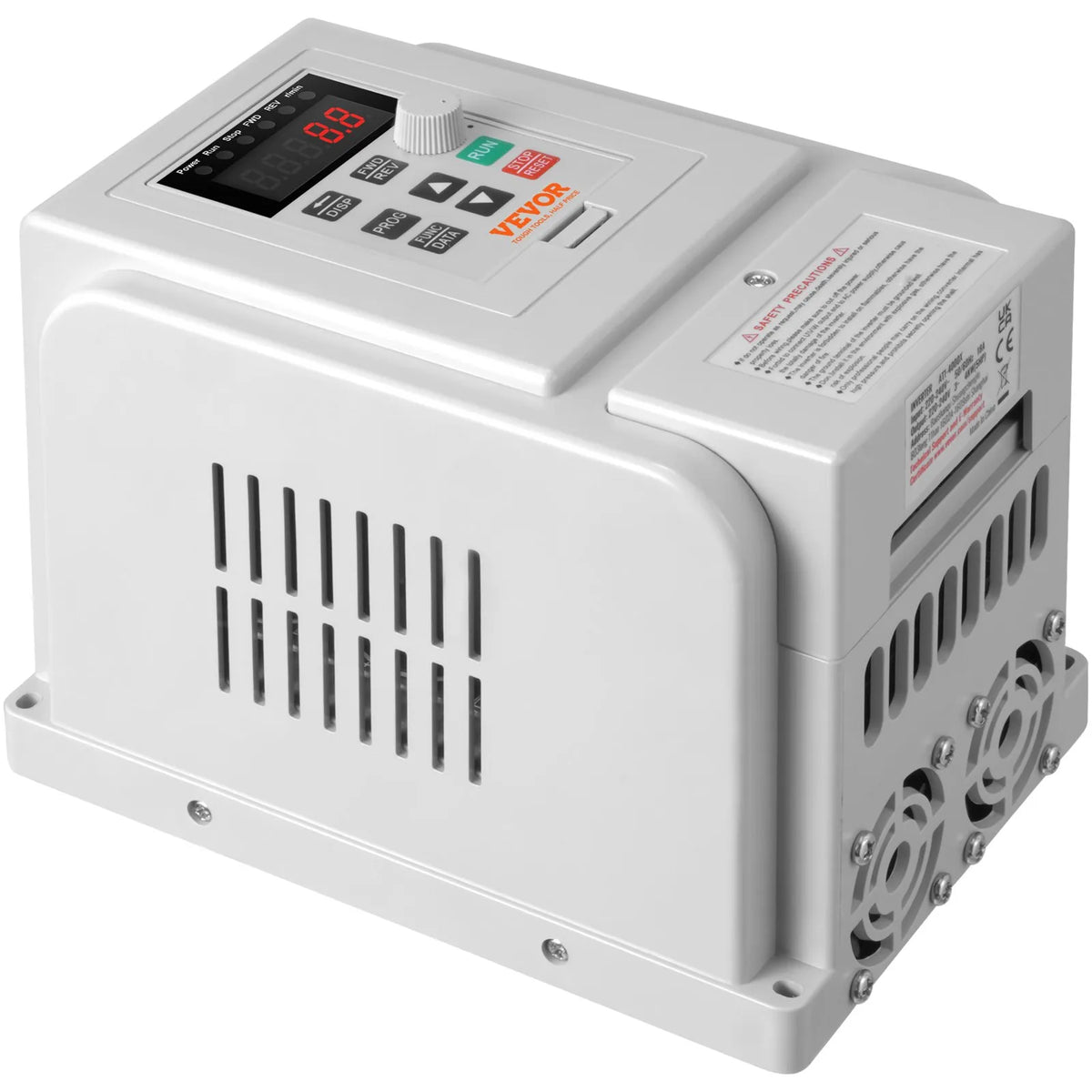 VEVOR frekvences pārveidotājs 4 kW 18 A ar 220–240 V vienfāzes ieeju uz 220–240 V trīsfāžu izeju, CNC invertors motora ātruma kontrolei - ZEMLETES.LV