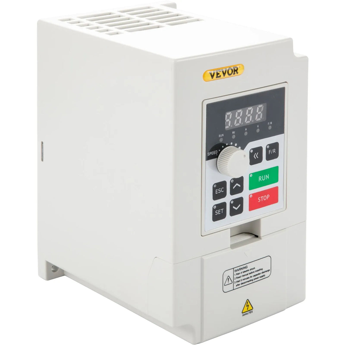 VEVOR frekvences pārveidotājs 3 kW ar 220 V ieeju (1 vai 3 fāzes) uz 3 fāžu 220 V izeju, CNC invertors motora ātruma kontrolei - ZEMLETES.LV