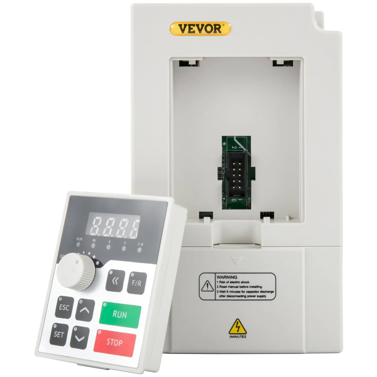 VEVOR frekvences pārveidotājs 3 kW ar 220 V ieeju (1 vai 3 fāzes) uz 3 fāžu 220 V izeju, CNC invertors motora ātruma kontrolei - ZEMLETES.LV