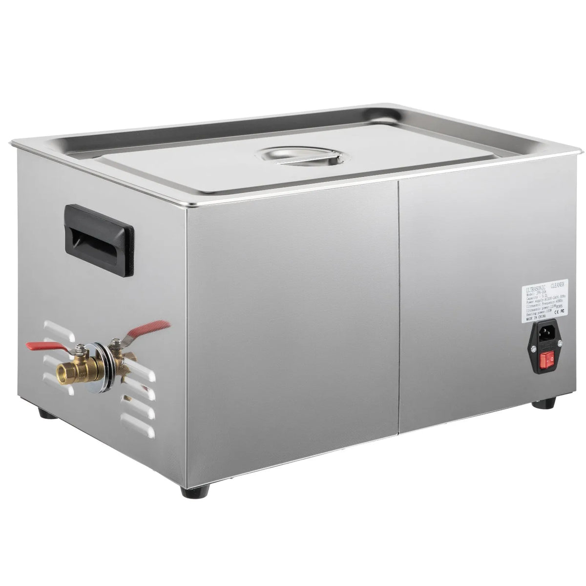 VEVOR 30 l Dual Frequency Ultrasonic Cleaner with Heater, Jewellery and Parts Cleaning Machine, Suitable for Items, Glasses, Rings, Dentures, Records and Circuit Boards, 28/40 kHz