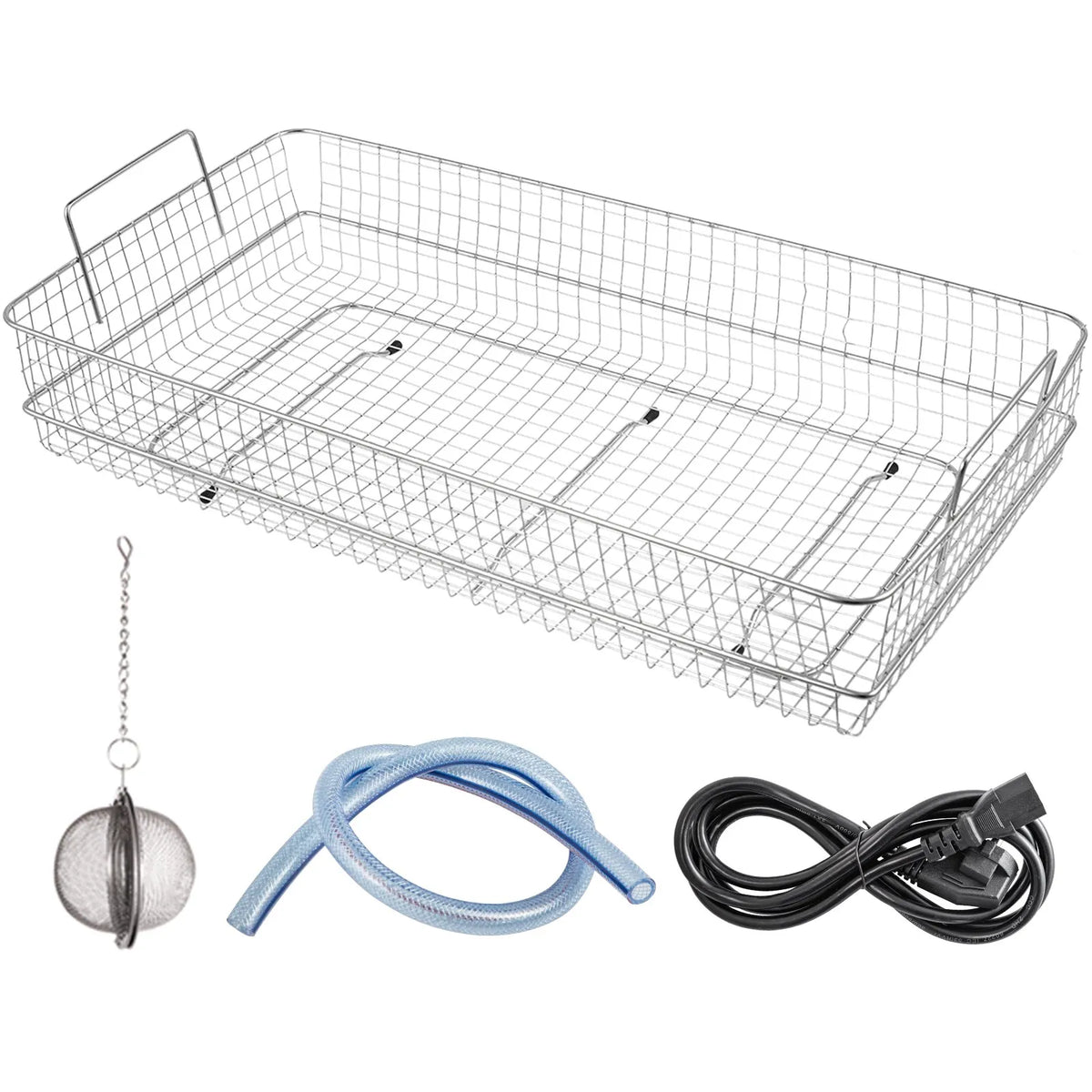 VEVOR 30 l Dual Frequency Ultrasonic Cleaner with Heater, Jewellery and Parts Cleaning Machine, Suitable for Items, Glasses, Rings, Dentures, Records and Circuit Boards, 28/40 kHz
