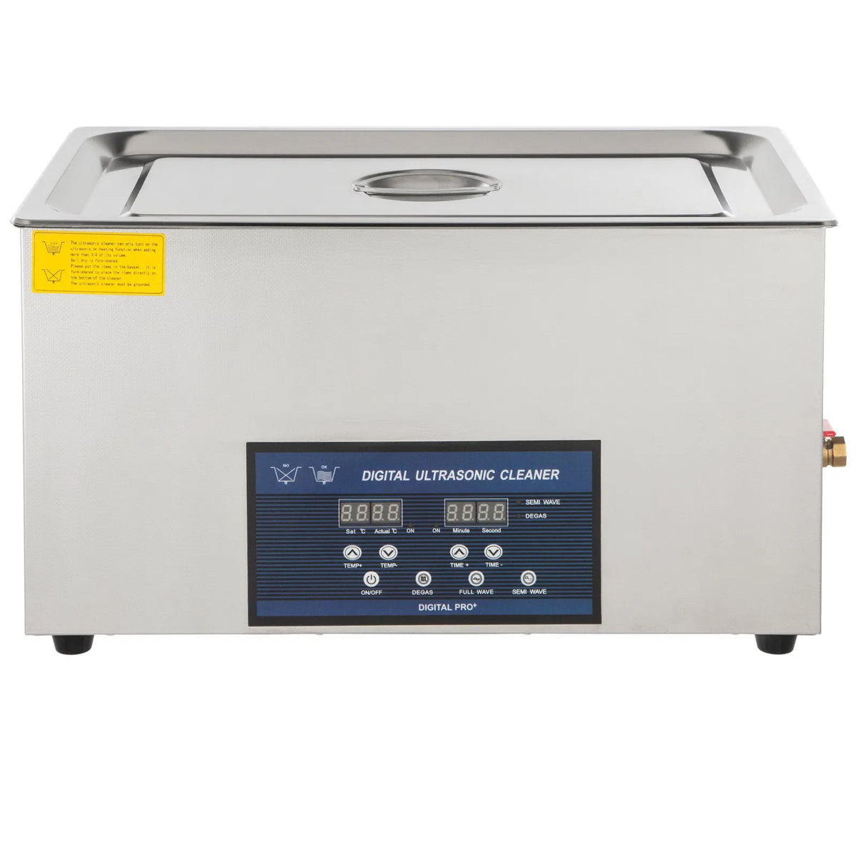 VEVOR 30 l Dual Frequency Ultrasonic Cleaner with Heater, Jewellery and Parts Cleaning Machine, Suitable for Items, Glasses, Rings, Dentures, Records and Circuit Boards, 28/40 kHz