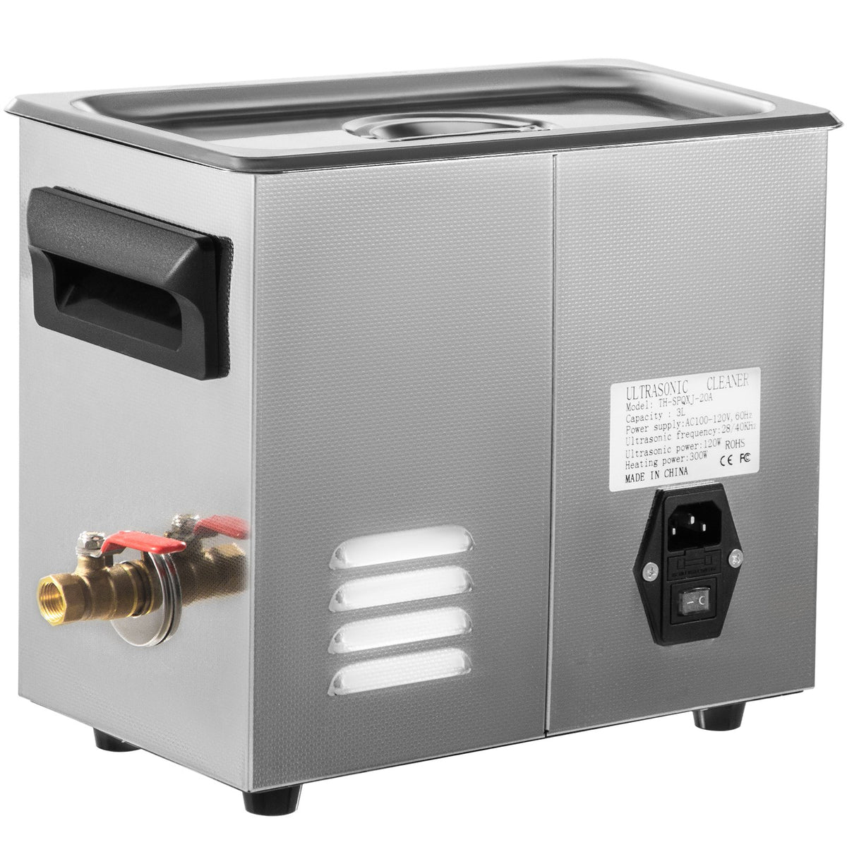 VEVOR 6 L Ultrasonic Cleaner with Dual-Frequency Ultrasonic Cleaning Function and Heater, Jewellery Cleaner for Parts, Jewellery, Glasses, Rings, Dentures, Watches and Circuit Boards, 28/40 kHz