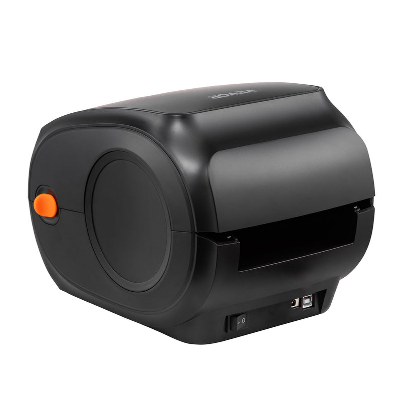 VEVOR termodrukas etiķešu printeris 4×6, 300 DPI, USB/Bluetooth, saderīgs ar Amazon, eBay, Etsy, UPS