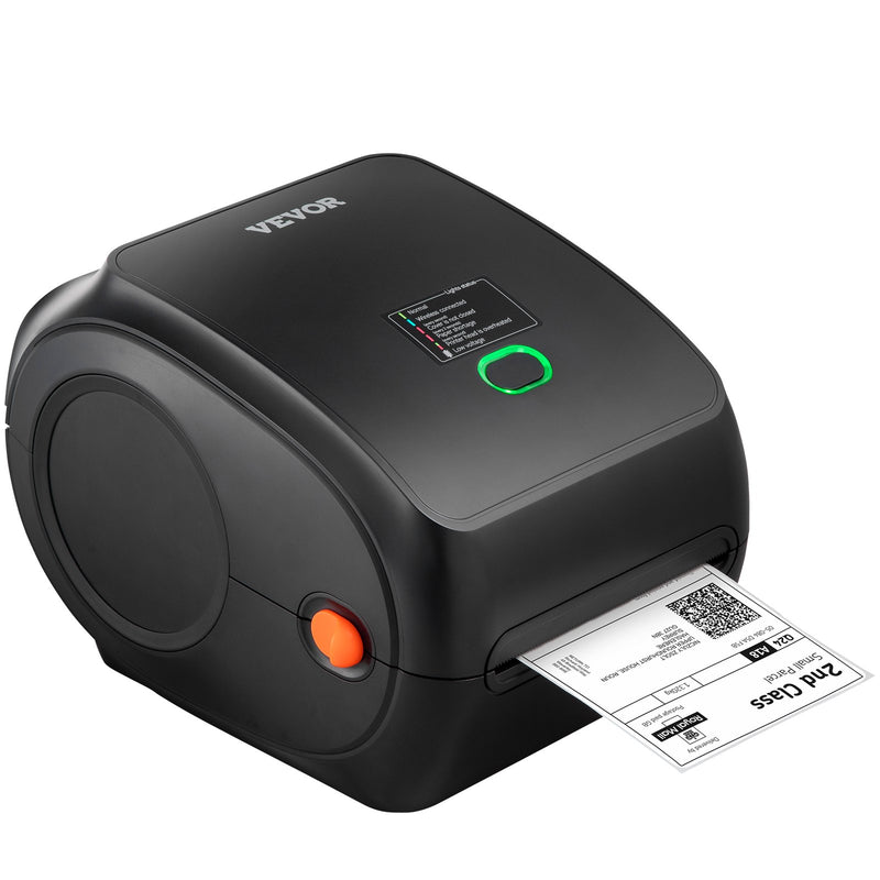 VEVOR termodrukas etiķešu printeris 4×6, 300 DPI, USB/Bluetooth, saderīgs ar Amazon, eBay, Etsy, UPS