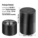 VEVOR ledus bumbiņu presētājs 60 mm, alumīnija sakausējums, ar knaiblēm un pilēšanas paliktni, melns