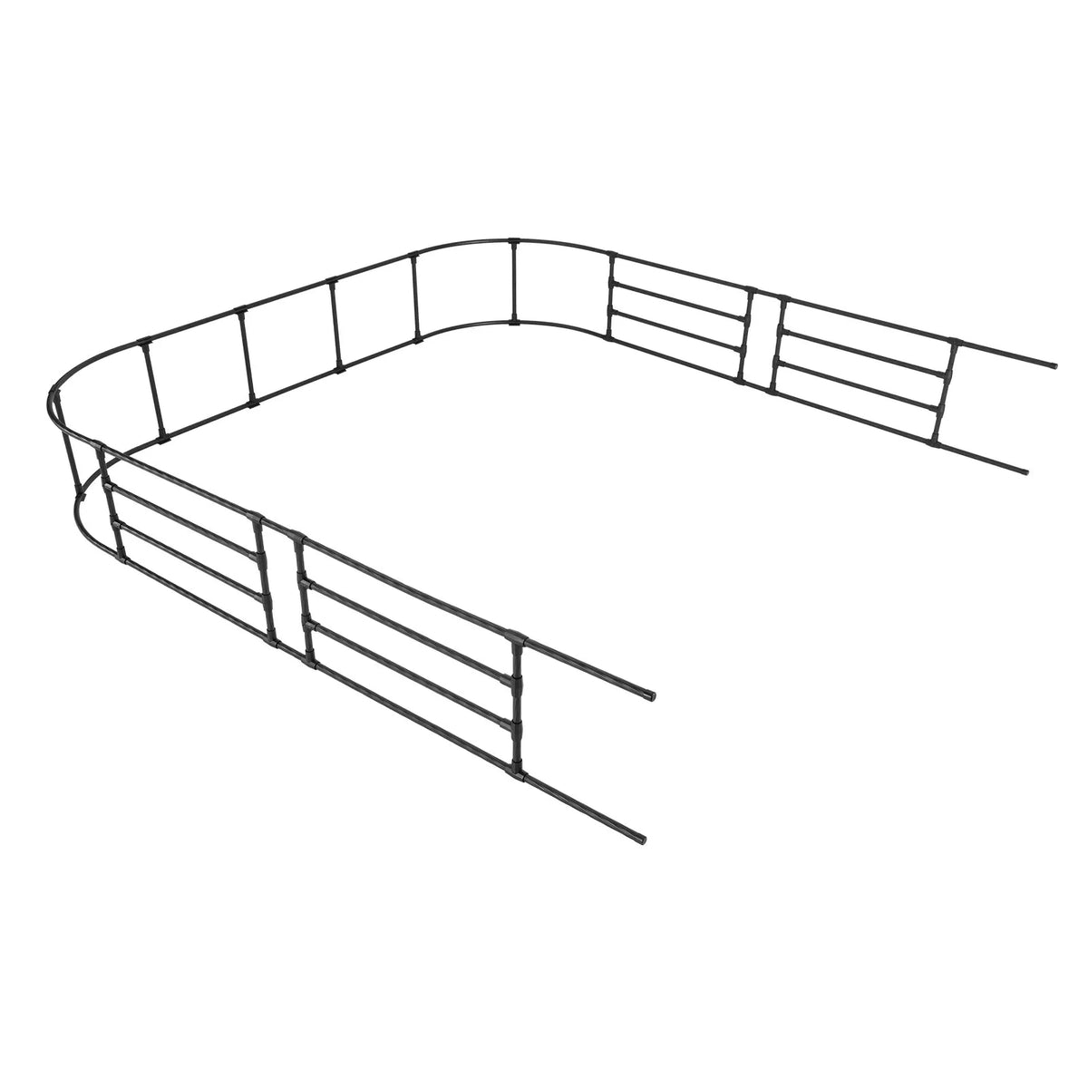 VEVOR dārza arka kāpjošiem augiem 240 × 250 × 40 cm, metāla pergolas arka ar zemes mietiem, izturīga dārza arka ar režģi augiem, viegli saliekama dekoratīva arka dārzam, pagalmam, kāzām un svinībām - ZEMLETES.LV