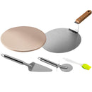 VEVOR Picas cepeškrāsns komplekts 56 cm griliem, nerūsējošā tērauda, ar picas akmeni un lāpstu