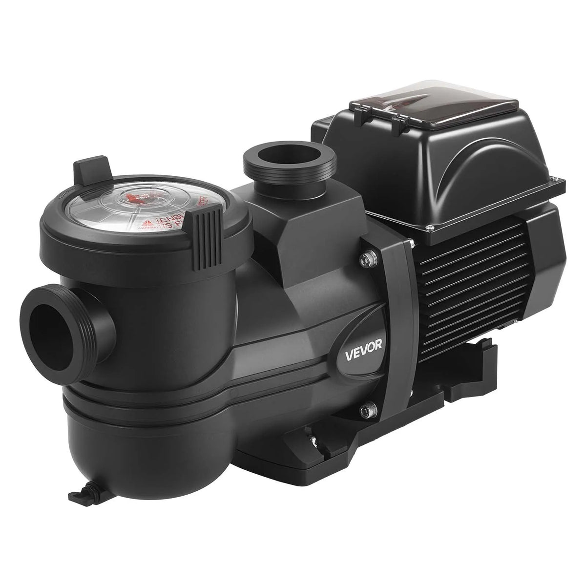 VEVOR maināma ātruma baseina sūknis 1650 W, AC 220–240 V, plūsma līdz 33000 l/h ar filtra grozu, pašiesūcošs ar programmējamu taimeri, piemērots iebūvētiem un virszemes baseiniem - ZEMLETES.LV