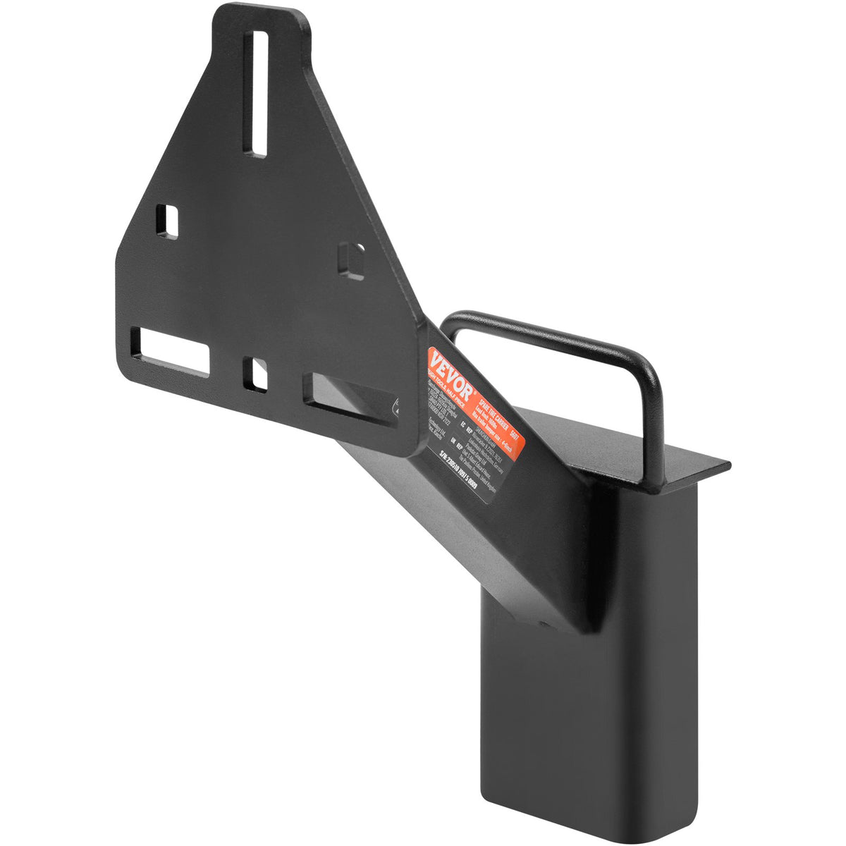 VEVOR Spare Wheel Carrier, Trailer Spare Wheel Mount, 72.5 kg Capacity, Trailer Accessory, Suitable for Most 4, 5, 6 and 8 Bolt Wheels with 100, 108, 114, 120, 127, 140, 152, 165 mm Bolt Patterns