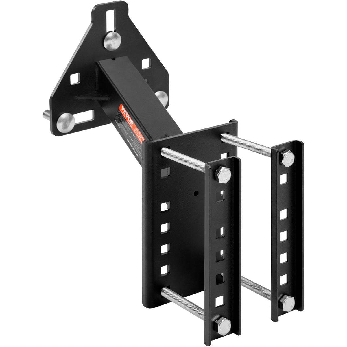 VEVOR Spare Tyre Carrier – Trailer Mount Tyre Holder, 72.5 kg Load Capacity, Fits 4, 5, 6 and 8 Bolt Wheels with Spacings: 101.6 mm, 107.9 mm, 114.3 mm, 120.6 mm, 127 mm, 139.7 mm, 152.4 mm, 165.1 mm