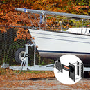 VEVOR rezerves riepas turētājs – piekabes stiprinājums riepas uzglabāšanai, līdz 72,5 kg kravnesība, piemērots 4, 5, 6 un 8 skrūvju riteņiem ar attālumiem: 101,6 mm, 107,9 mm, 114,3 mm, 120,6 mm, 127 mm, 139,7 mm, 152,4 mm, 165,1 mm