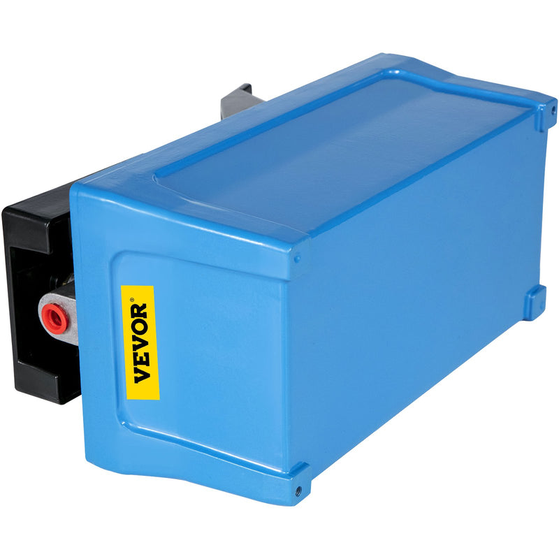 Pneimatiskais hidrauliskais kājas sūknis ar 689 bar darba spiedienu, 1688 cm³ eļļas ietilpību, izturīgu pilnmetāla konstrukciju, piemērots smagiem industriāliem darbiem