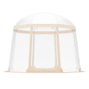 VEVOR 3 x 3 x 2.1 m kupolveida sporta telts – laikapstākļu izturīga, piemērota 4-8 cilvēkiem, caurspīdīga