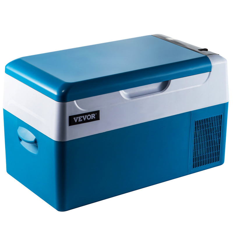 22L VEVOR automašīnas ledusskapis/saldētava, ideāls risinājums automašīnām, kravas automašīnām, treileriem, laivām, kā arī lietošanai mājās vai āra aktivitātēs, piemēram, ceļojumos, makšķerēšanā un kempingā.