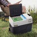 40L VEVOR automašīnas ledusskapis/saldētava, ideāls risinājums automašīnām, kravas automašīnām, treileriem, laivām, kā arī lietošanai mājās vai āra aktivitātēs, piemēram, ceļojumos, makšķerēšanā un kempingā.