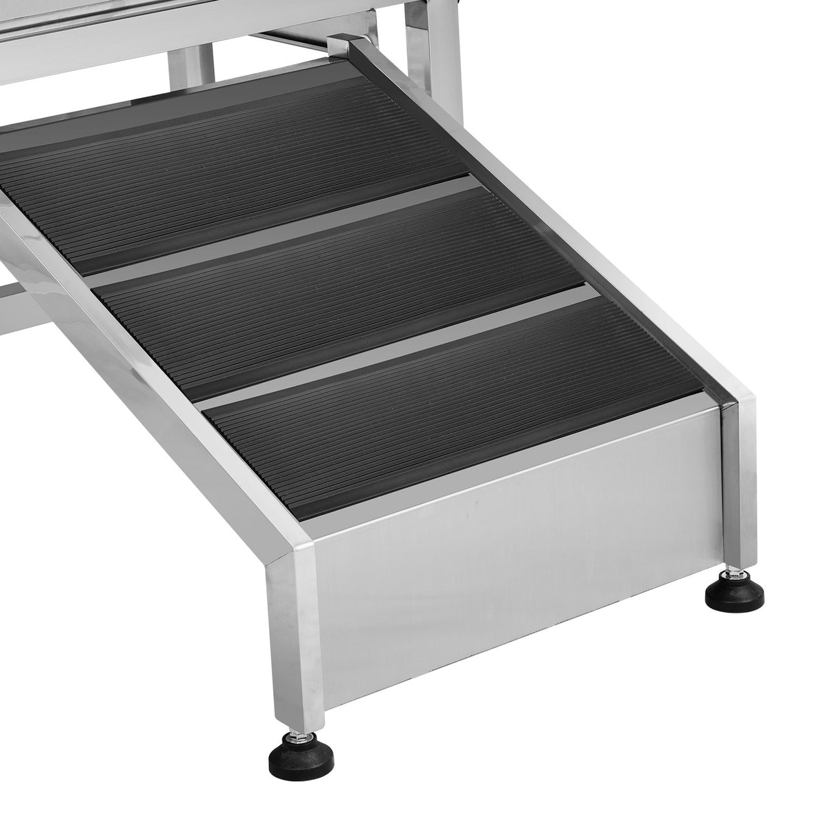 VEVOR Professional Stainless Steel Dog Grooming Bath Tub with Ramp, Mixer Tap and Accessories, 157 cm, Left Door