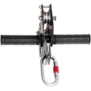 VEVOR zipline komplekts bērniem un pieaugušajiem, 30,48 m trošu nobrauciens līdz 227 kg, ātra uzstādīšana pagalmā, nerūsējošā tērauda trose ar atsperu bremzi, drošības josta un sēdeklis