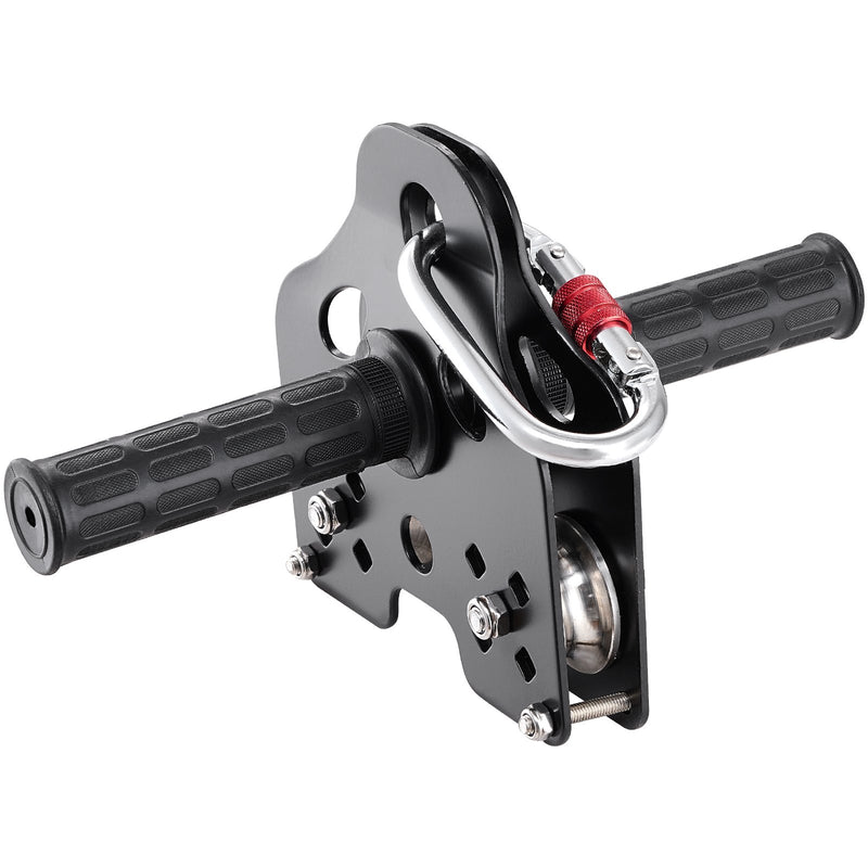 VEVOR troses nobrauciena komplekts bērniem un pieaugušajiem, 36,5 m, līdz 150 kg, ar atsperu bremzi, drošības jostu un sēdekli