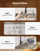 Franču kafijas prese, 1 l nerūsējošā tērauda ar filtru, dubultsienu termoizolācija, piemērota kafijai, tējai un aukstajai brūvēšanai, kempingam, ceļošanai un mājas virtuvei, melna krāsa