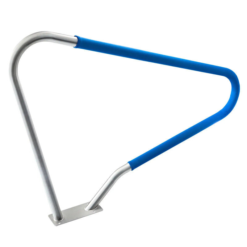 VEVOR baseina margas, 122 × 91,5 cm baseina roku balsts, kravnesība līdz 100 kg, izturīgs 304 nerūsējošā tērauda peldbaseina roku balsts, noņemama neslīdoša uzmava, bagātīgs piederumu komplekts baseina malai, ūdens atrakciju parkiem un SPA centriem