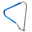 VEVOR baseina margas, 122 × 91,5 cm baseina roku balsts, kravnesība līdz 100 kg, izturīgs 304 nerūsējošā tērauda peldbaseina roku balsts, noņemama neslīdoša uzmava, bagātīgs piederumu komplekts baseina malai, ūdens atrakciju parkiem un SPA centriem