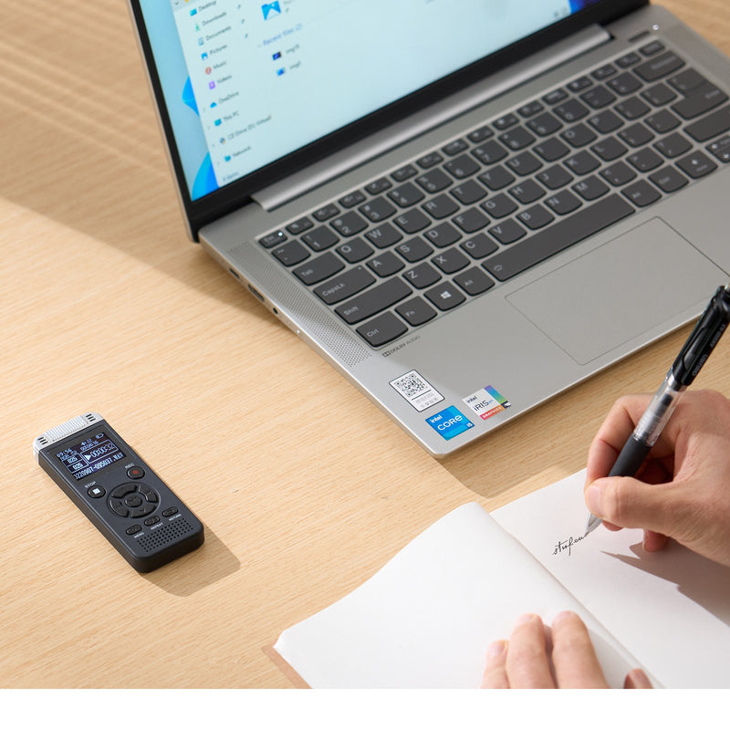 VEVOR digitālais balss ierakstītājs, 128 GB, ar balss aktivizēšanu, USB un MP3 atbalstu