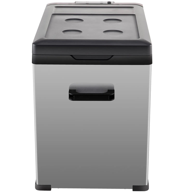 VEVOR auto ledusskapis–saldētava, 30 l, pārnēsājama, vienas zonas, 12 V, ar elektrisko kompresoru, 12/24 V DC un 110–240 V AC, dzesēšanas diapazons −20 °C līdz +20 °C, automašīnām, kravas auto, kemperiem, laivām, lietošanai ārā un mājās