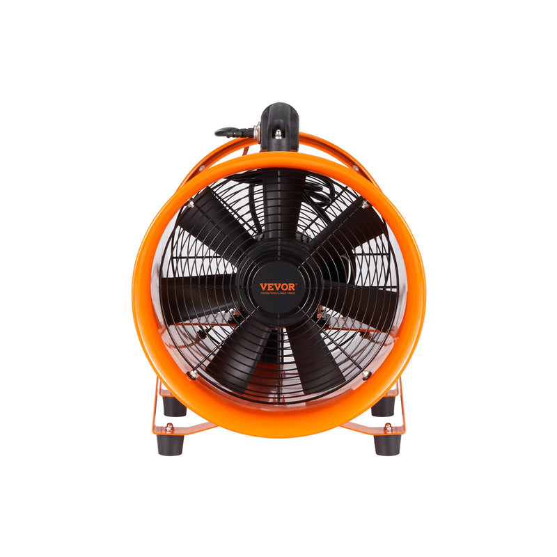 VEVOR 254mm Pārnēsājamais Izplūdes Ventilators Pūtejs ar 10m Šļūteni - Industrijas Ventilators