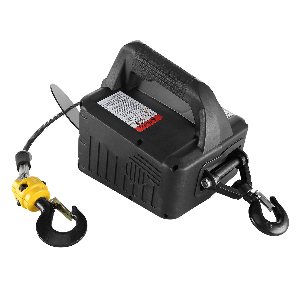 VEVOR 3-in-1 Portable Electric Winch Hoist, 500 kg, with Wired/Wireless Remote Control