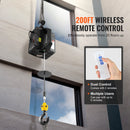 VEVOR 2-in-1 pārnēsājamais elektriskais pacēlājs, 500 kg, bezvadu tālvadība