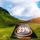 VEVOR portatīvs monokristālisks saules panelis 200 W, salokāms ETFE saules lādētājs ar 23 % efektivitāti, MC4 pieslēgumu un IP67 aizsardzību pārnēsājamām elektrostacijām, kempingam, pārgājieniem un autonomām sistēmām