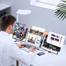 VEVOR Displejs portatīvs klēpjdatora ekrāna paplašinātājs 35,6 cm Full HD 1080p monitors 33–43 cm klēpjdatoriem - ZEMLETES.LV