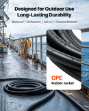 Strāvas pagarinātājs VEVOR 50 FT (15,2 m), 10AWG, premium klases vara kabelis