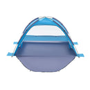 VEVOR pludmales telts nojume 3 personām ar UPF 50+ aizsardzību, pārnēsājama saules nojume ar pārnēsāšanas somu un smilšu kabatām, viegla un ātri uzstādāma, piemērota kempingam, makšķerēšanai un piknikiem brīvā dabā