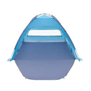 VEVOR pludmales telts nojume 8 personām ar UPF 50+ aizsardzību, pārnēsājama saules nojume ar pārnēsāšanas somu un smilšu kabatām, viegla un ātri uzstādāma, piemērota kempingam, makšķerēšanai un piknikiem brīvā dabā