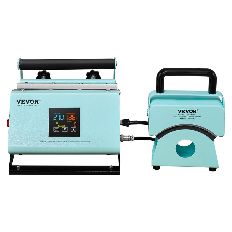 VEVOR 2-in-1 termoprese cepuru un termokrūžu apdrukai