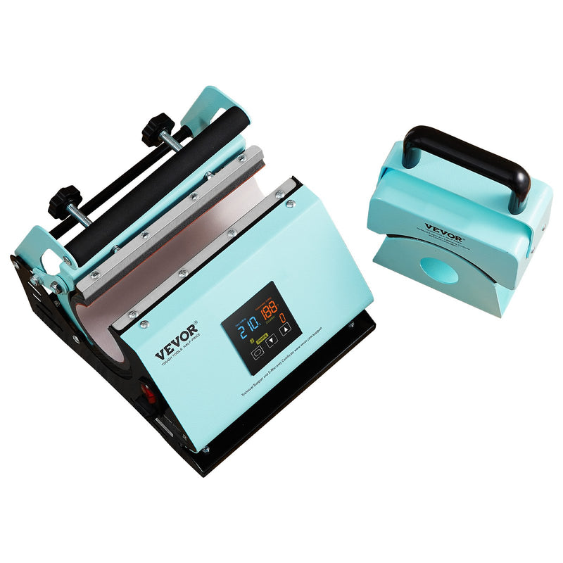 VEVOR 2-in-1 termoprese cepuru un termokrūžu apdrukai