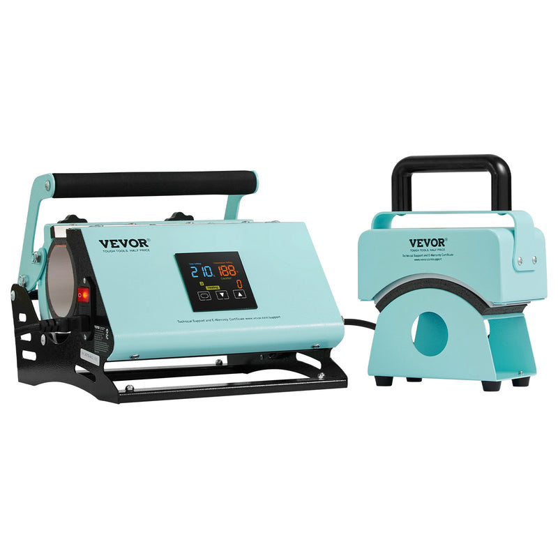 VEVOR 2-in-1 termoprese cepuru un termokrūžu apdrukai