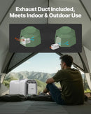 VEVOR pārnēsājamais kondicionieris 4250 BTU, DC 24 V / AC, piemērots teltīm un kempingam