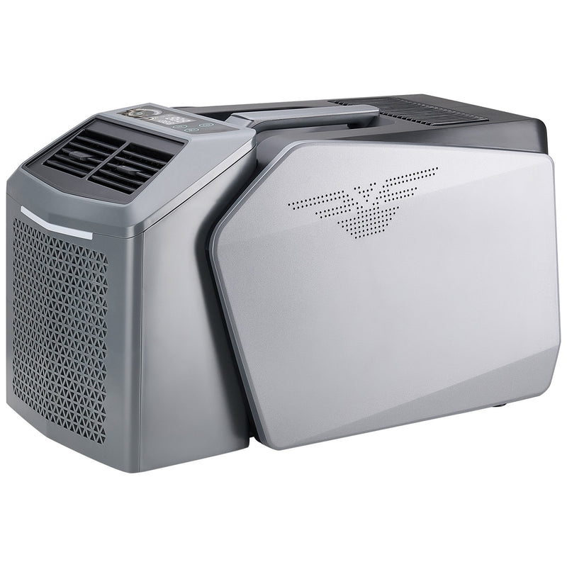 VEVOR pārvietojamais kondicionieris 1,47 kW teltīm, AC/DC barošana, piemērots kempingam