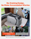 VEVOR pārvietojamais kondicionieris 1,47 kW teltīm, AC/DC barošana, piemērots kempingam