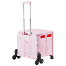 VEVOR salokāms ratiņgrozs ar kāpšanai piemērotiem riteņiem, ritināms konteiners, 65 L