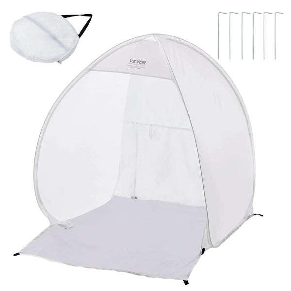 Pārnēsājama krāsošanas telts 101,6 × 88,9 × 101,6 cm saliekama pop-up tipa kabīne