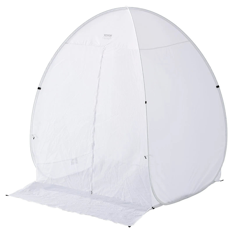 Pārnēsājama krāsošanas telts 152,4 × 152,4 × 177,8 cm saliekama pop-up tipa kabīne